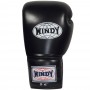 Windy "Pro Boxing Series" Боксерские Перчатки Тайский Бокс На Шнурках Черные